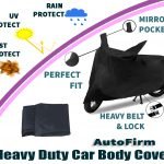 Black Colour Heavy Duty Bike Body Cover