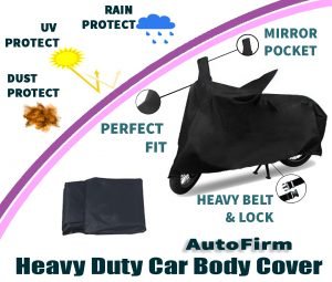 Black Colour Heavy Duty Bike Body Cover