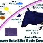 Blue Colour Heavy Duty Bike Body Cover