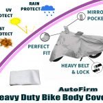 Silver Colour Heavy Duty Bike Body Cover