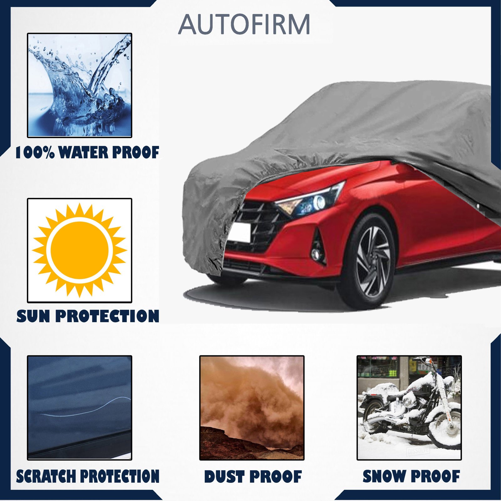 New Hyundai i20 2024 / 2023 Car Cover | Waterproof Car Body Cover for ...